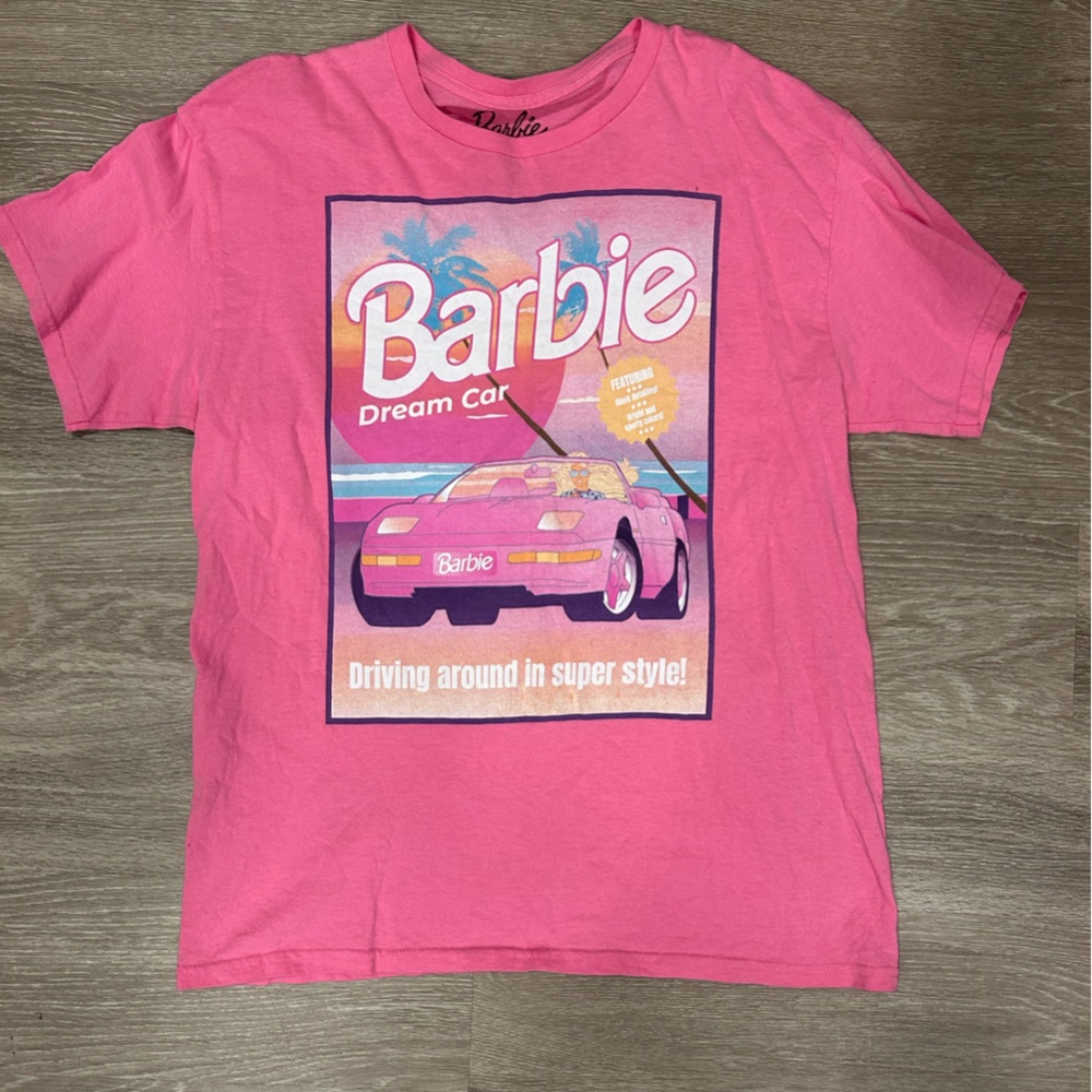 Barbie Dream Car Pink T-Shirt
